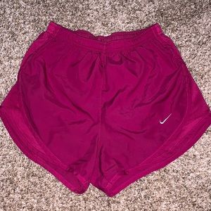 Pink Nike shorts